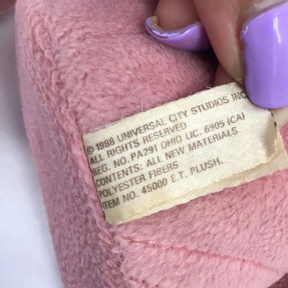 VTG 1988 E.T. The Extra-Terrestrial" 10 Plush Doll Universal Studios Exclusive 2 - Picture 6 of 16